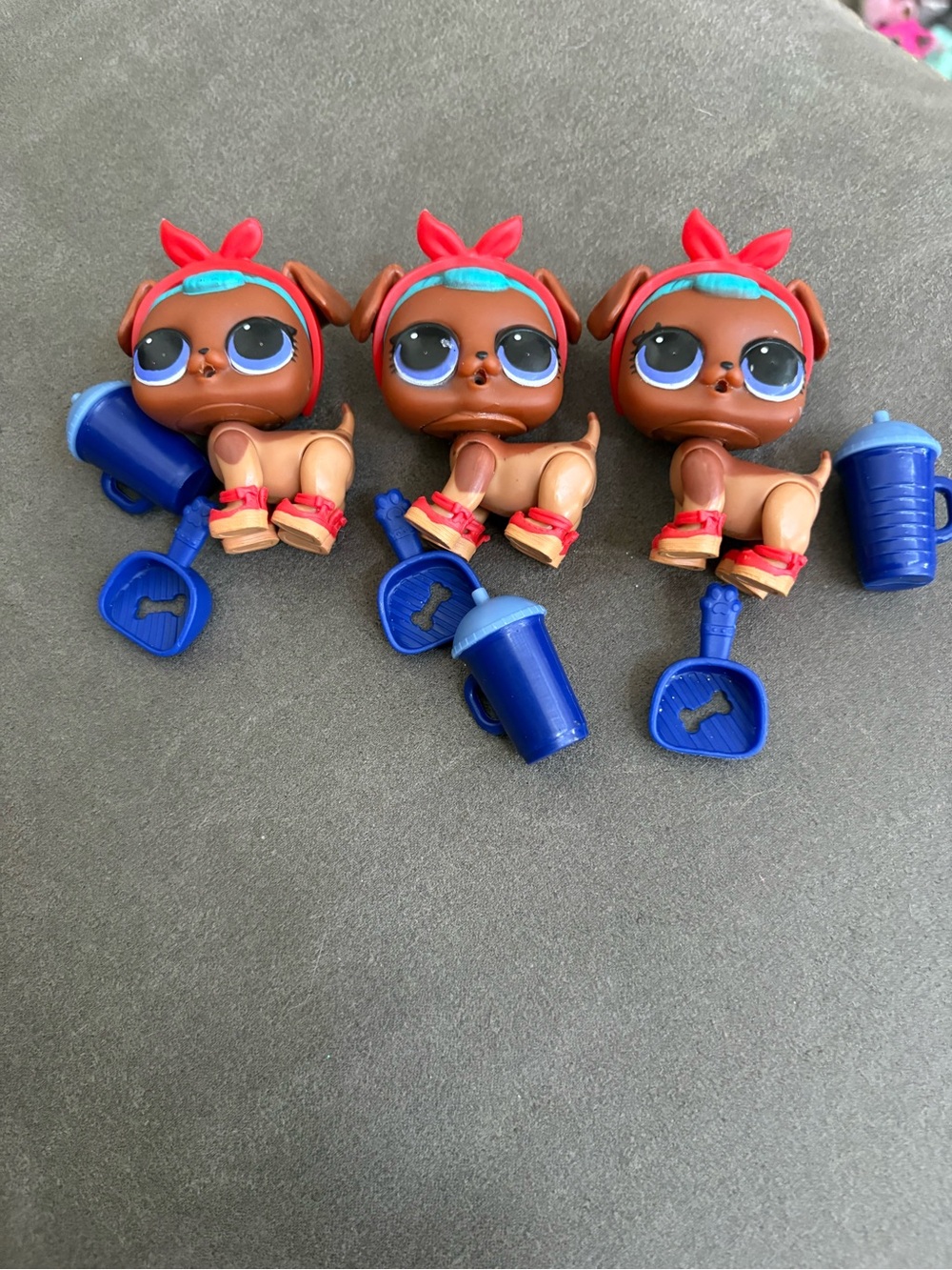 L.O.L. Surprise! BB Pup- Set of 3 with all accessories included!